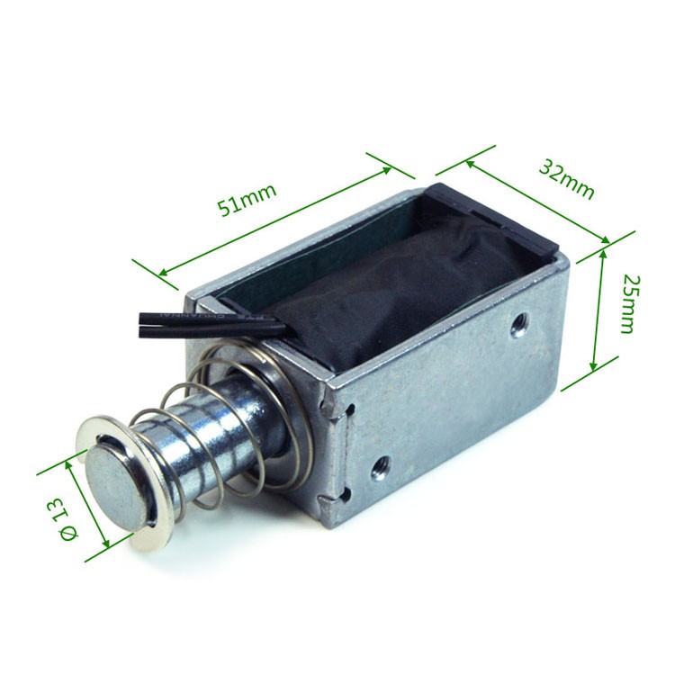 SDO-1351S Linear Push Solenoid For Electric Cabinet Protection Switch Of Power System
