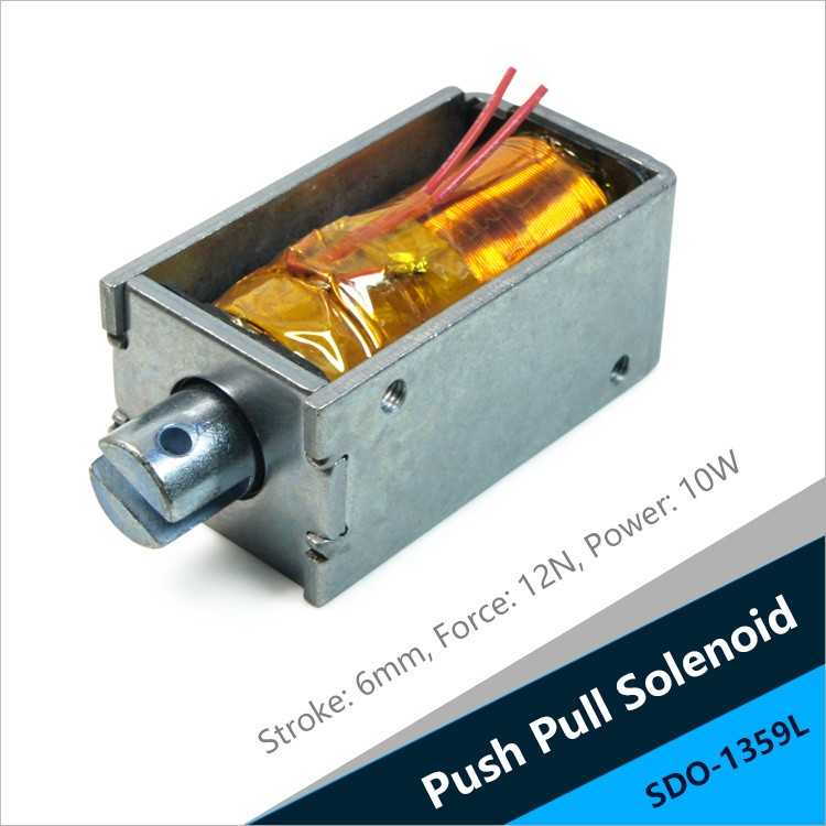 SDO-1359L Linear Push Pull Solenoid For Agricultural Products Testing Equipment