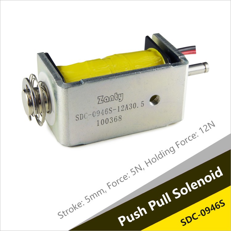 SDC-0946S Push Pull Linear Solenoid For Supermarket Cash Register Box