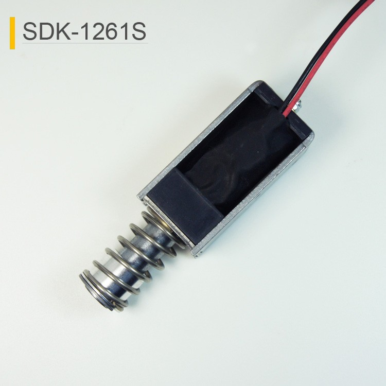 SDK-1261S Single Latching Push Solenoid For Electrical Cabinet Protection Switch