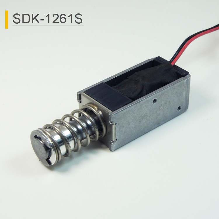 SDK-1261S Single Latching Push Solenoid For Electrical Cabinet Protection Switch