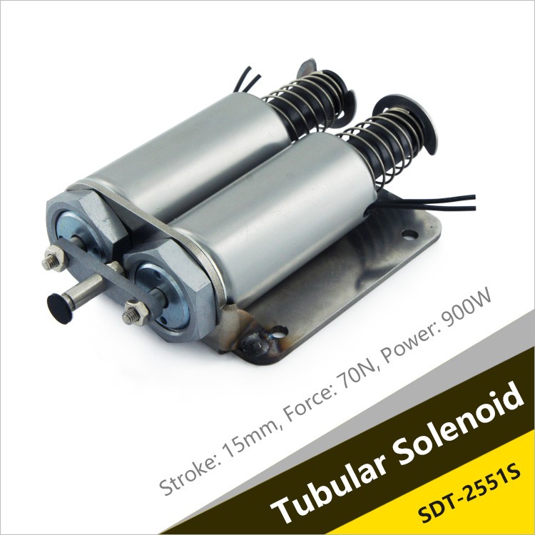 SDT-2551S Double Powerful Tubular Solenoids For Refrigerator Door