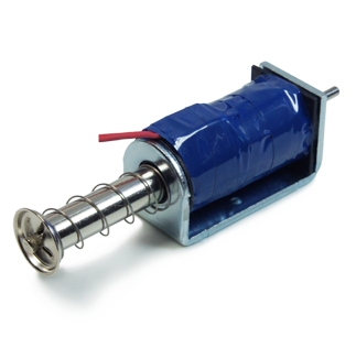 SDC-0841S Open Frame Linear Push Pull Solenoid For Vending Machine