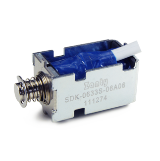 SDK-0633S Single Latching Push Solenoid For Smart Door Lock In Hotels