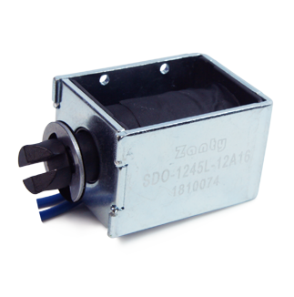 SDO-1245L Open Frame Linear Pull Solenoid For Advertising Carving Machine