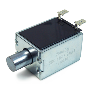 SDO-1451S Open Frame Linear Push Pull Solenoid For Ultrasonic Cleaning Equipment